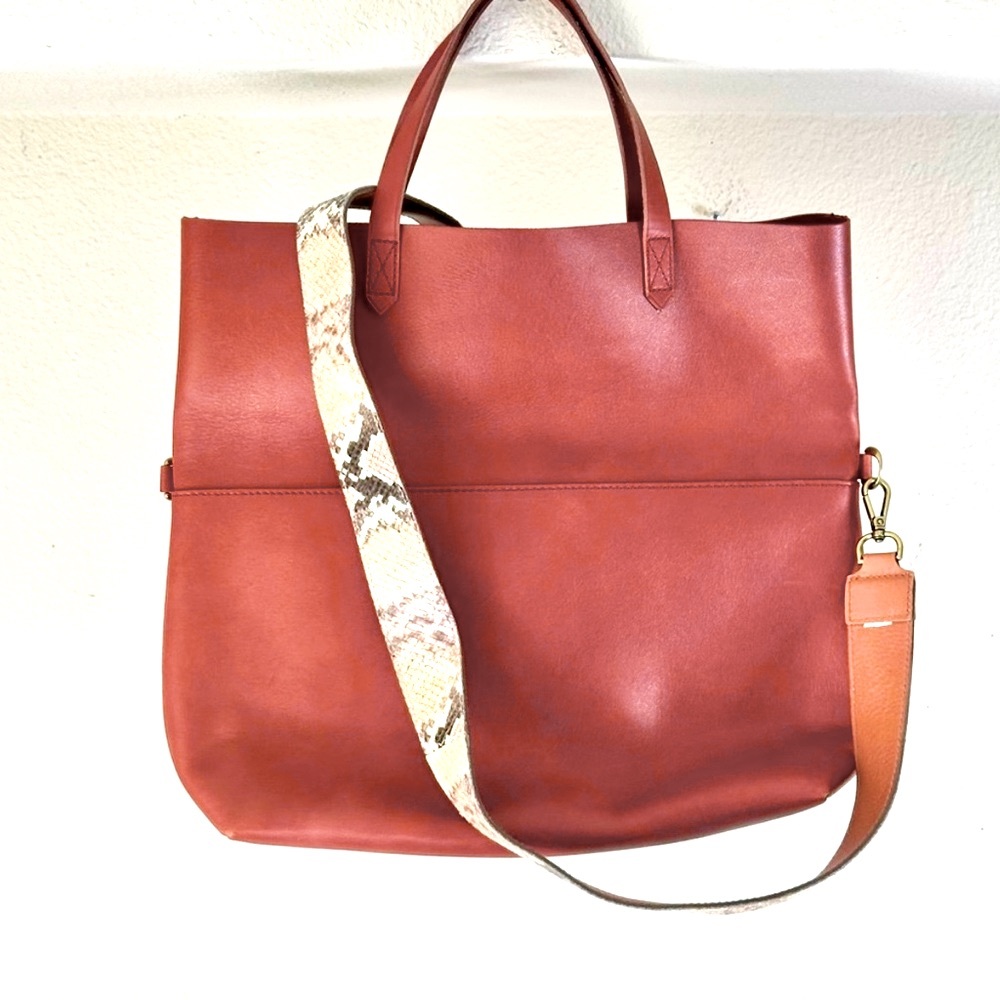 BNWT Madewell The Dylan Foldover Transport Tote - Picture 5 of 15